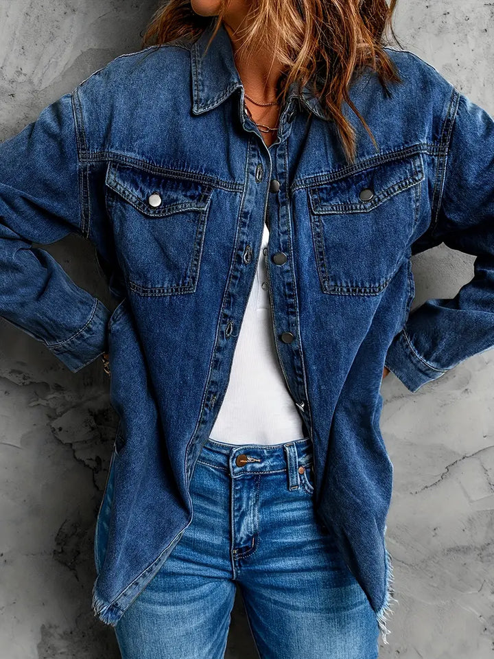 Malika - Giacca Di Jeans A Maniche Lunghe