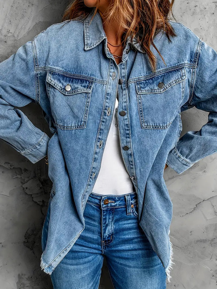 Malika - Giacca Di Jeans A Maniche Lunghe