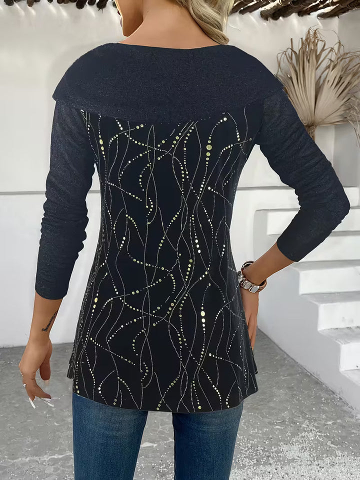 Zulikha - Elegante Top a Maniche Lunghe