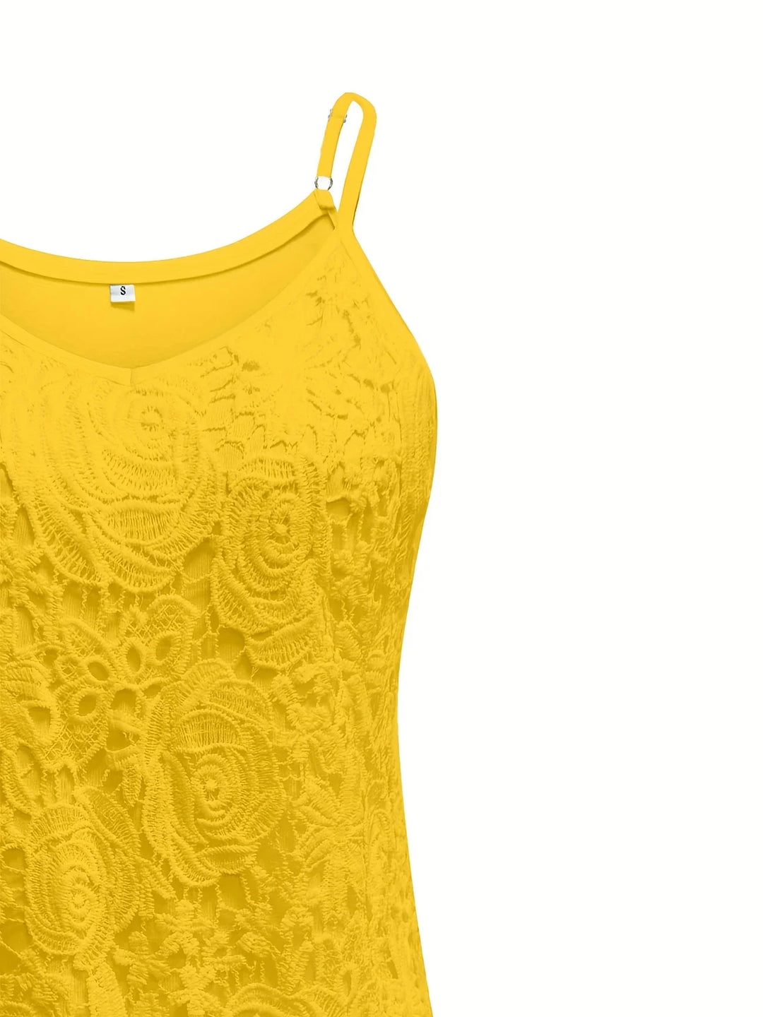 Juna - Elegante Top Senza Maniche In Pizzo Con Scollo a V