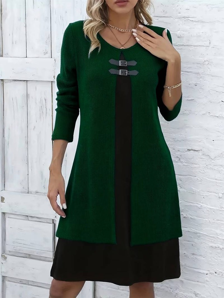 Shirahoshi - Completo Due Pezzi Con Collo Rotondo Per Autunno e Inverno