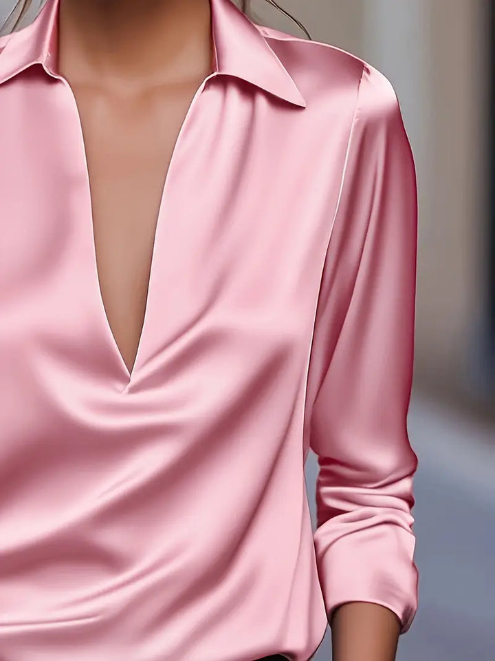 Nadene - Camicetta Con Scollo a V Premium