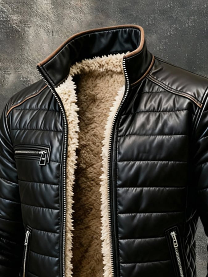 Alec - Giacca In Pelle Vintage