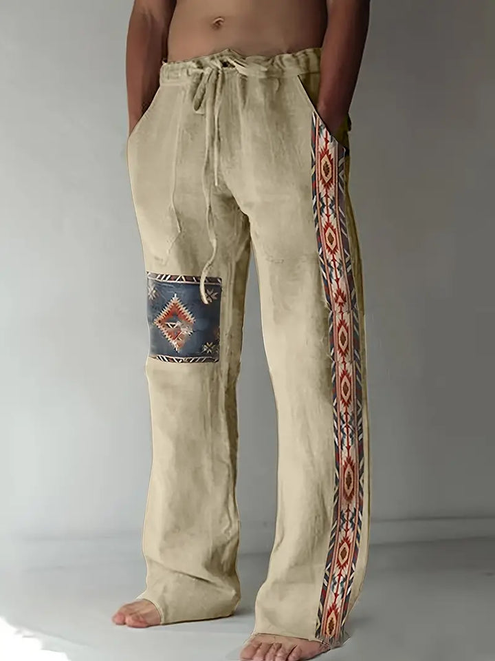 Daniil - Pantaloni In Stile Etnico Con Tasche