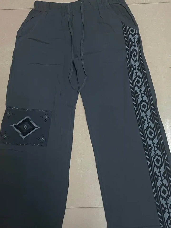Daniil - Pantaloni In Stile Etnico Con Tasche
