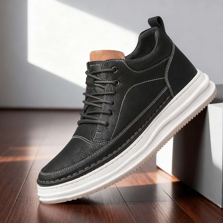 Harold - Scarpa da Ginnastica Stringata in Pelle