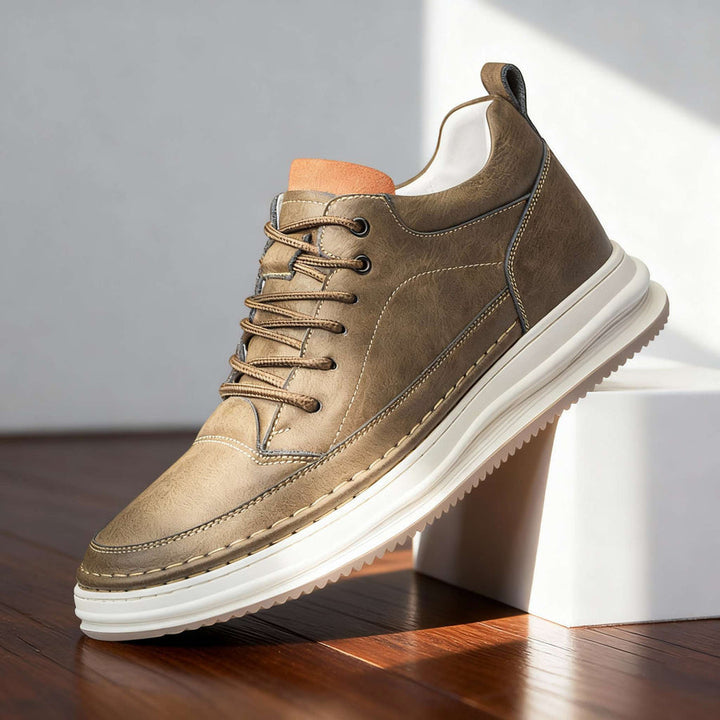 Harold - Scarpa da Ginnastica Stringata in Pelle