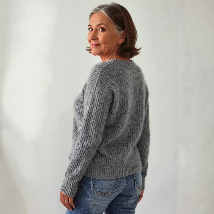 Pipitone - Maglione Classico Islandese In Lana Lavorato a Maglia