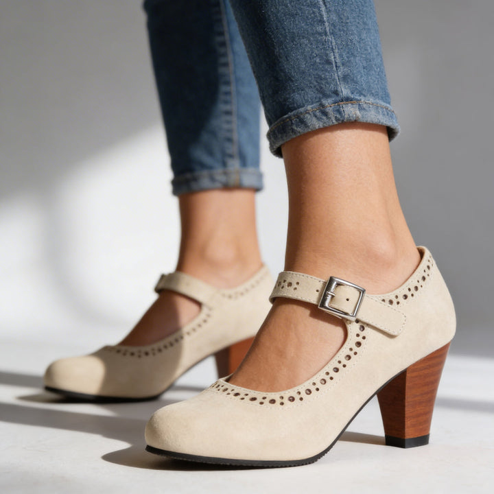 Oriana - Decolleté Eleganti Con Cinturino E Fibbia