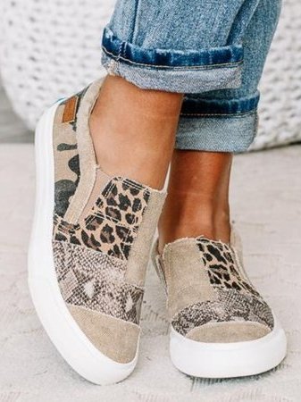 Valeriya - Casual Leopardo Scarpe