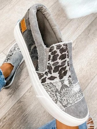 Valeriya - Casual Leopardo Scarpe