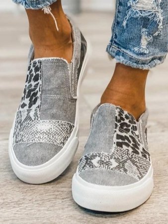 Valeriya - Casual Leopardo Scarpe