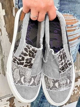 Valeriya - Casual Leopardo Scarpe