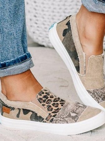 Valeriya - Casual Leopardo Scarpe
