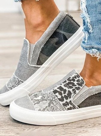 Valeriya - Casual Leopardo Scarpe