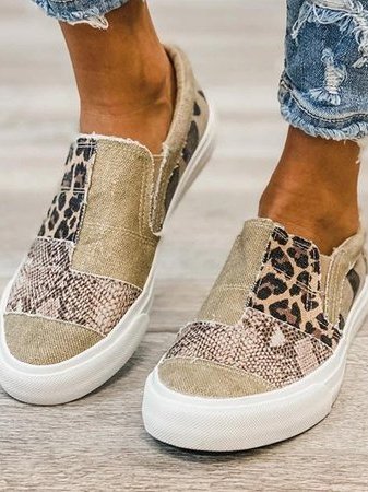 Valeriya - Casual Leopardo Scarpe