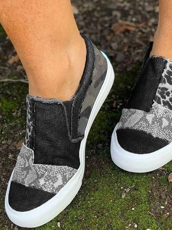 Valeriya - Casual Leopardo Scarpe