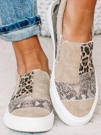 Valeriya - Casual Leopardo Scarpe