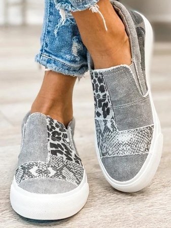 Valeriya - Casual Leopardo Scarpe