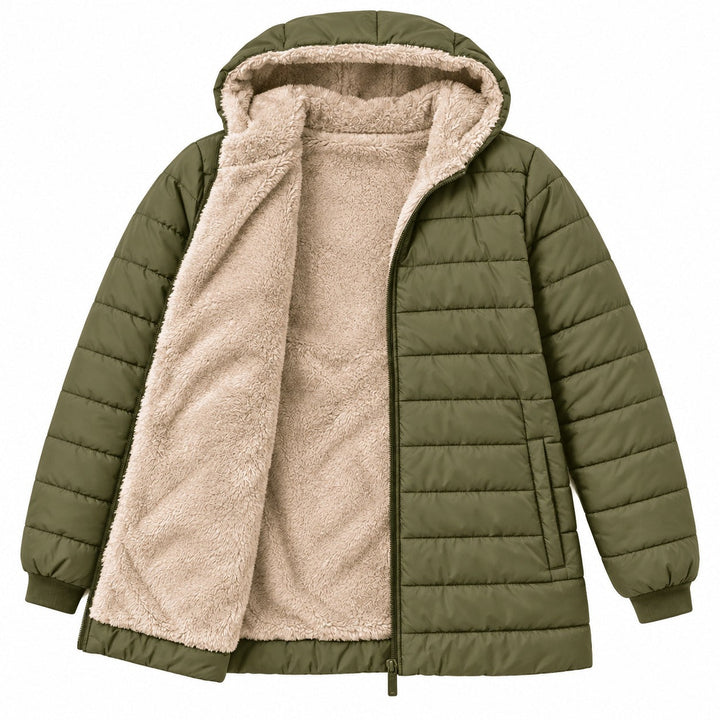 Mercy - Cappotto Invernale Foderato Con Cappuccio