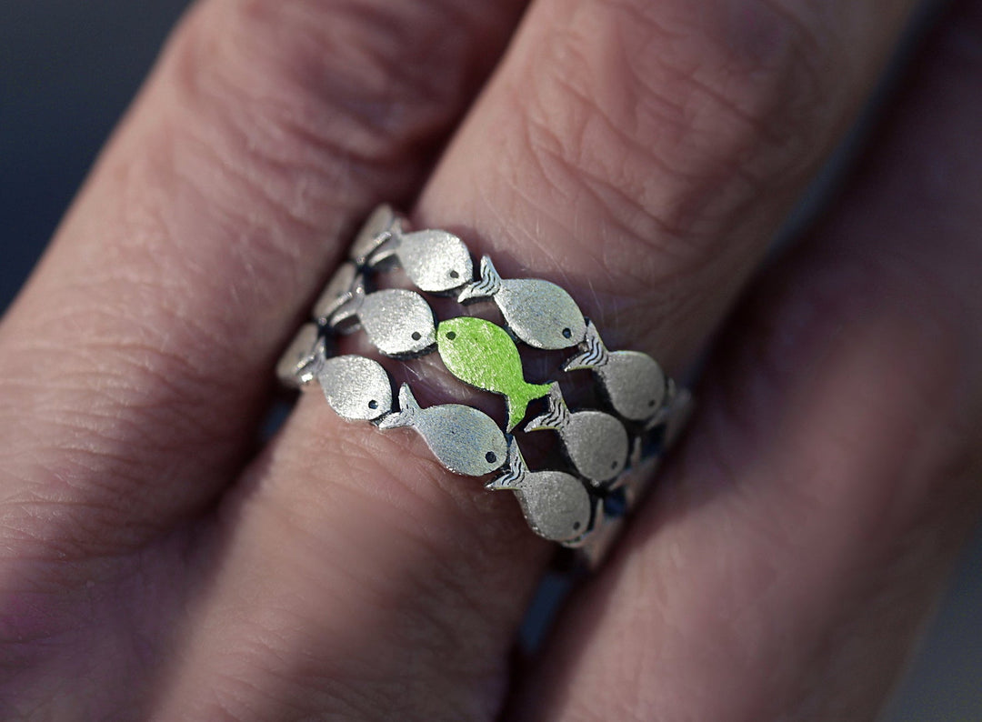 Marene - Anello in Argento Controcorrente