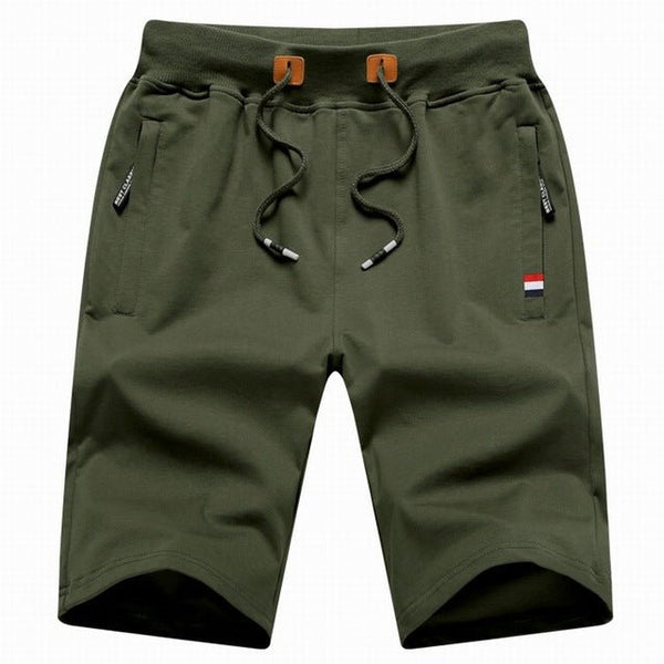 Hary - Pantaloncini in Cotone con Tasche Con Cerniera