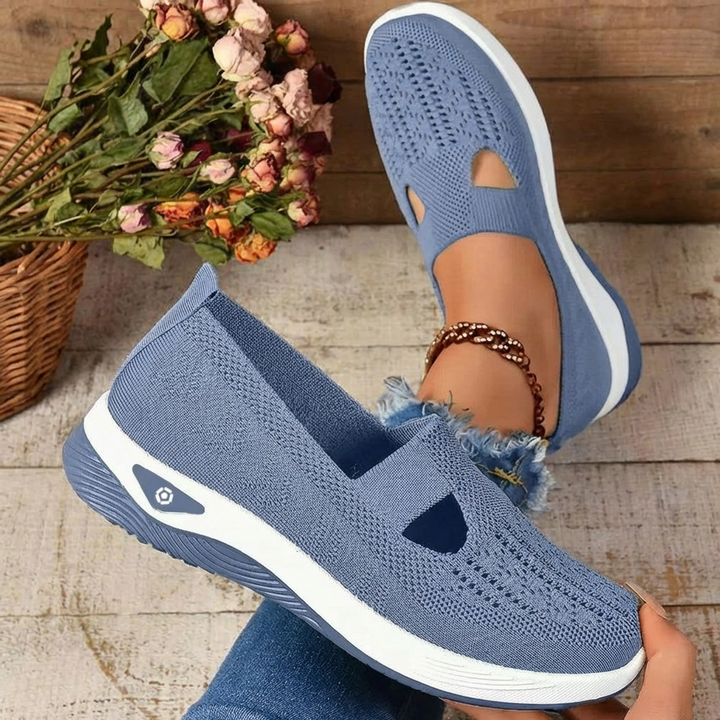 Haniya - Scarpe da ginnastica Slip-on in Maglia Traspirante