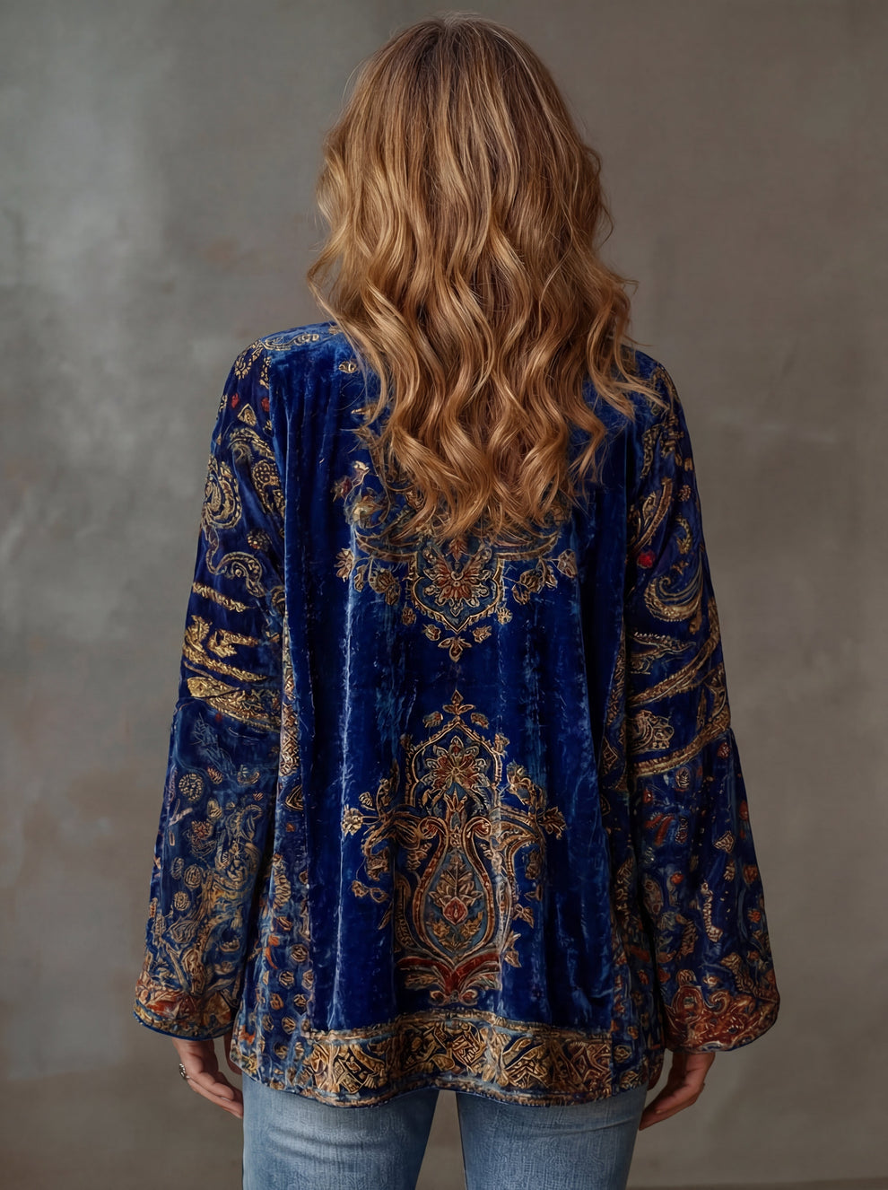 Elyska - Cappotto Kimono In Stile Boho