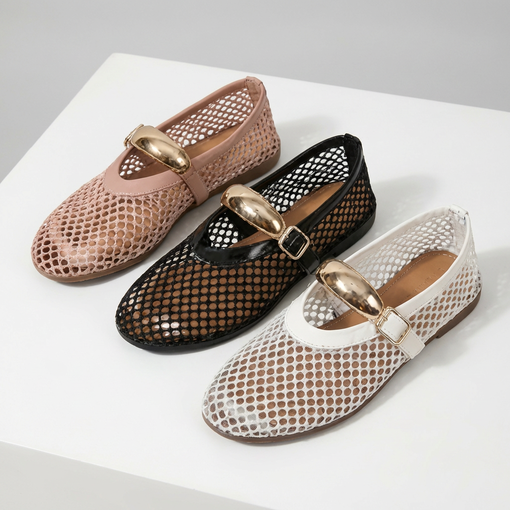 Anahi - Scarpe Mary Jane Traspiranti