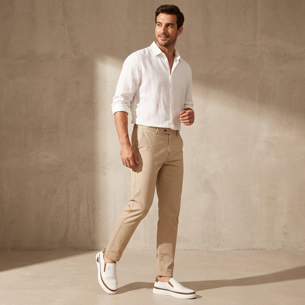 Lazari - Sneaker Slip-on in Pelle