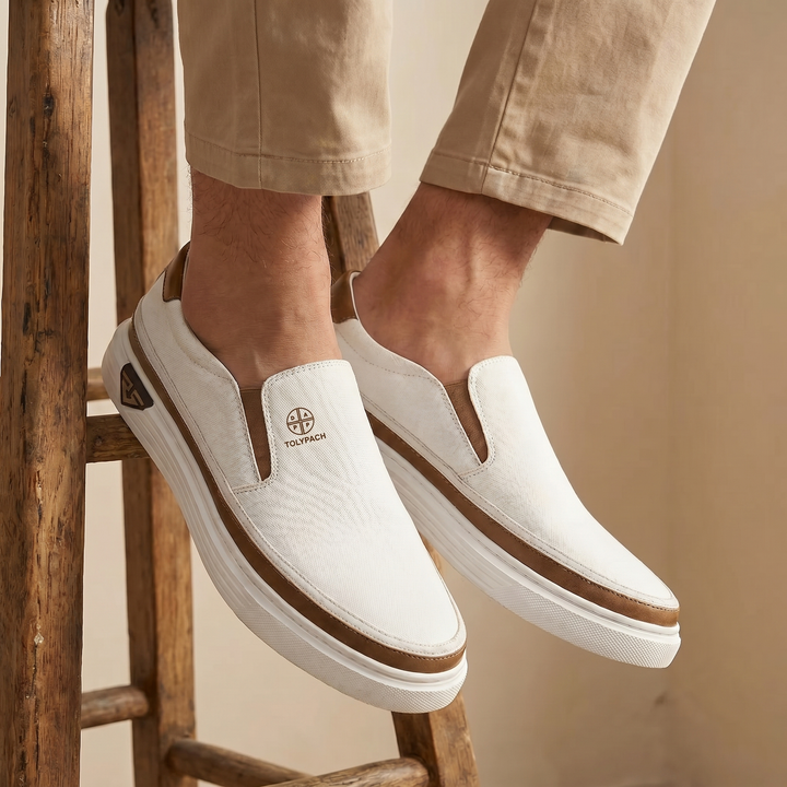Lazari - Sneaker Slip-on in Pelle