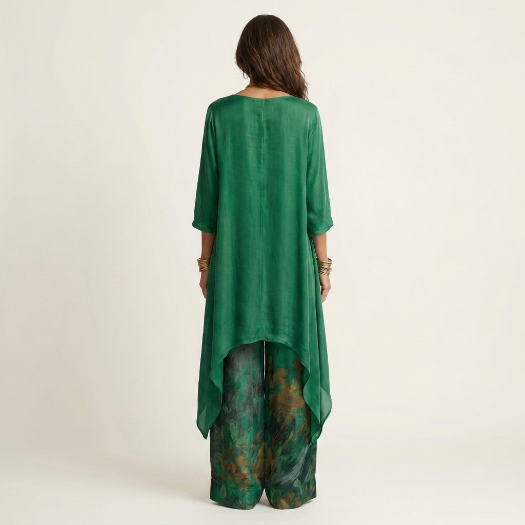 Ainan - Set a Due Pezzi Con Tunica Asimmetrica