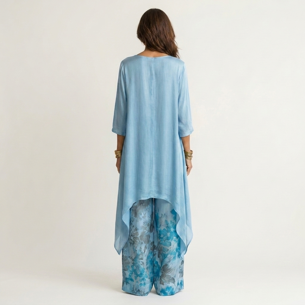 Ainan - Set a Due Pezzi Con Tunica Asimmetrica