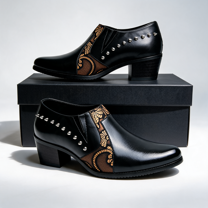 Vanderson - Scarpe Con Tacco Alto E Punta Affusolata Con Rivetti