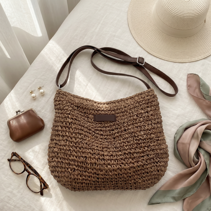 Liisi - Elegante Borsa a Tracolla Intrecciata