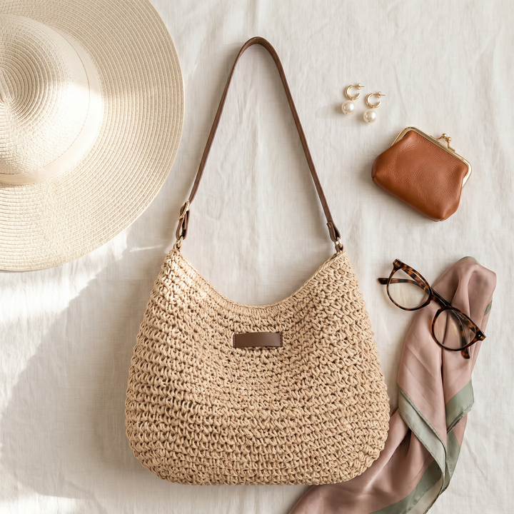 Liisi - Elegante Borsa a Tracolla Intrecciata