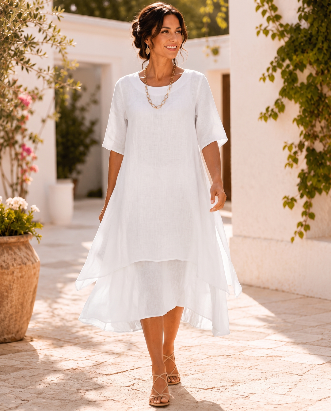 Isilde - Abito Lungo Elegante E Comodo