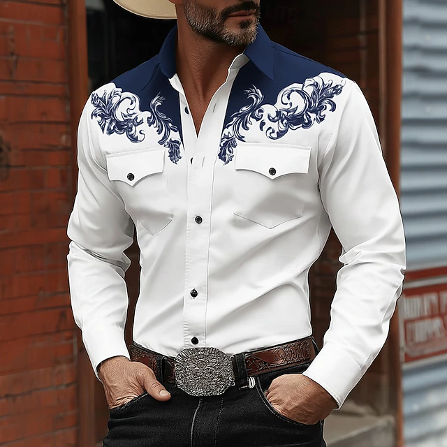 Leif - Camicia Classica In Stile Western