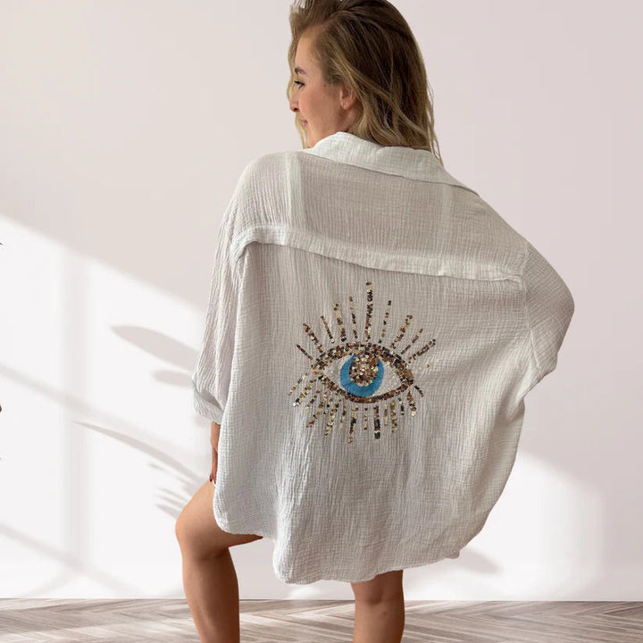 Eliza - Camicia in Cotone Oversize Horus