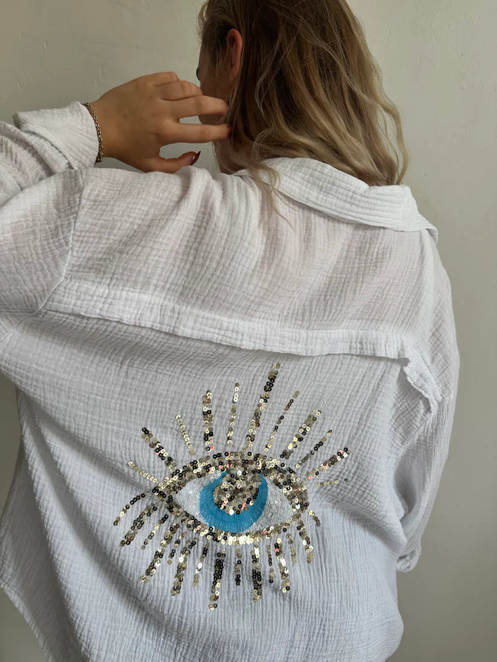 Eliza - Camicia in Cotone Oversize Horus