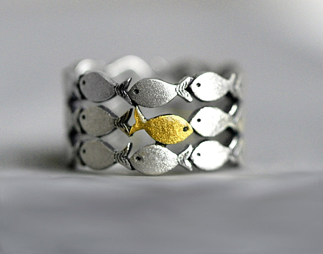 Marene - Anello in Argento Controcorrente