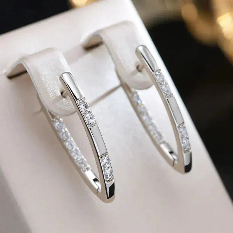 Firenze - Orecchini Raffinati Con Pietre Di Zirconia