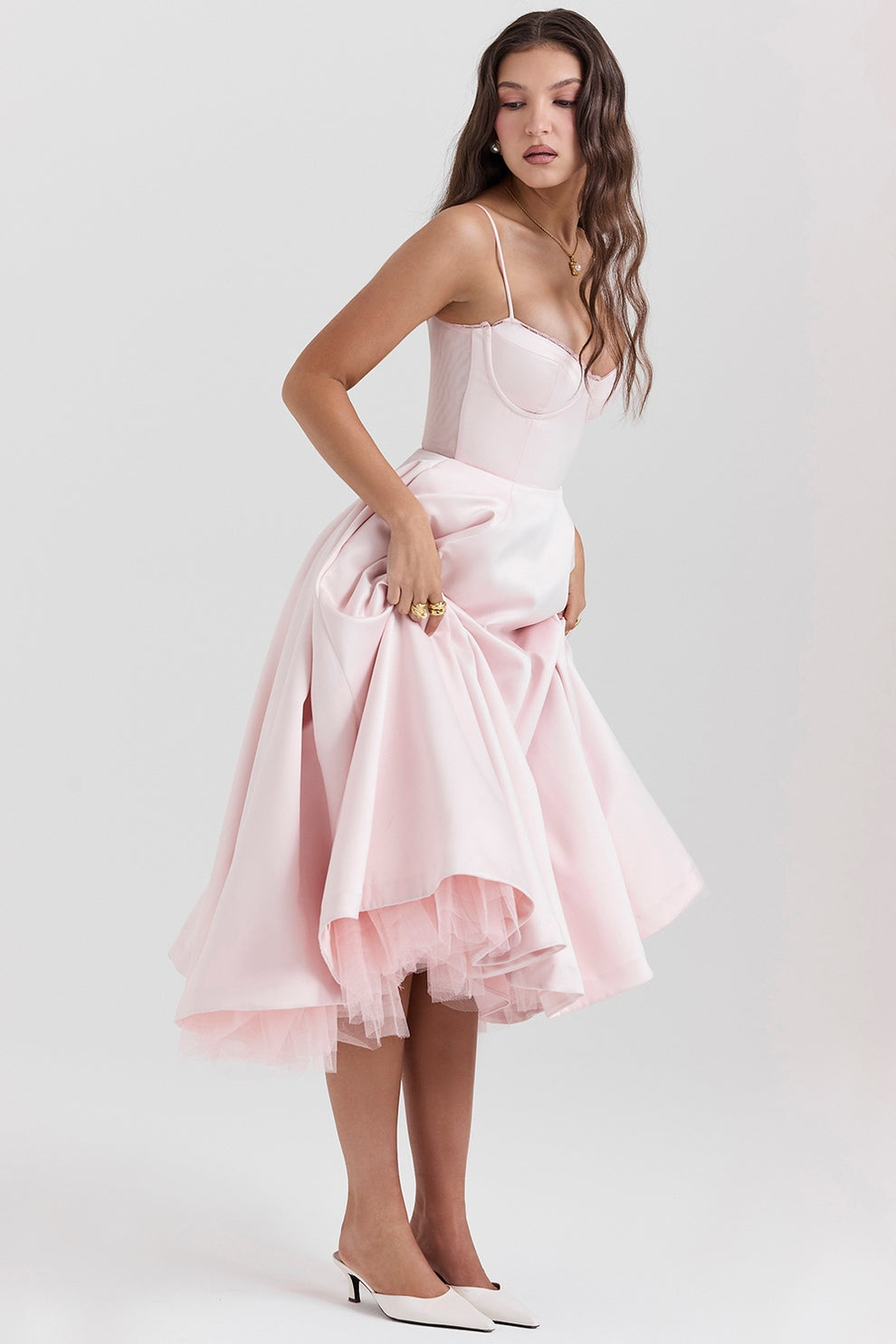 Arestina - Abito Midi In Tulle Alla Moda