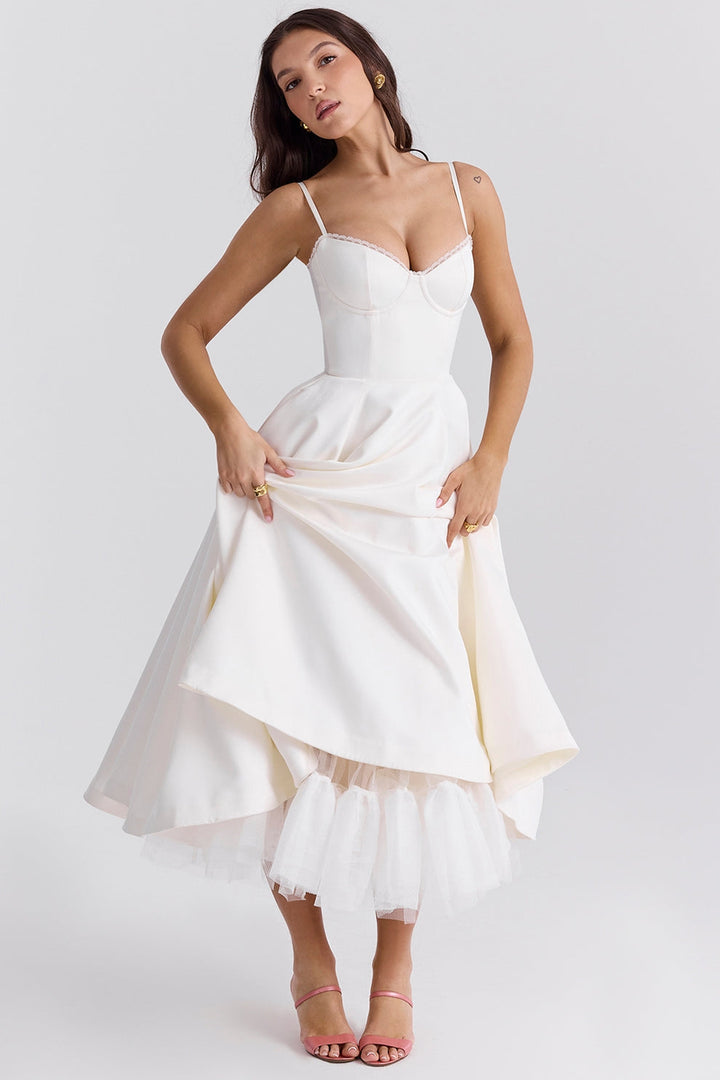Arestina - Abito Midi In Tulle Alla Moda