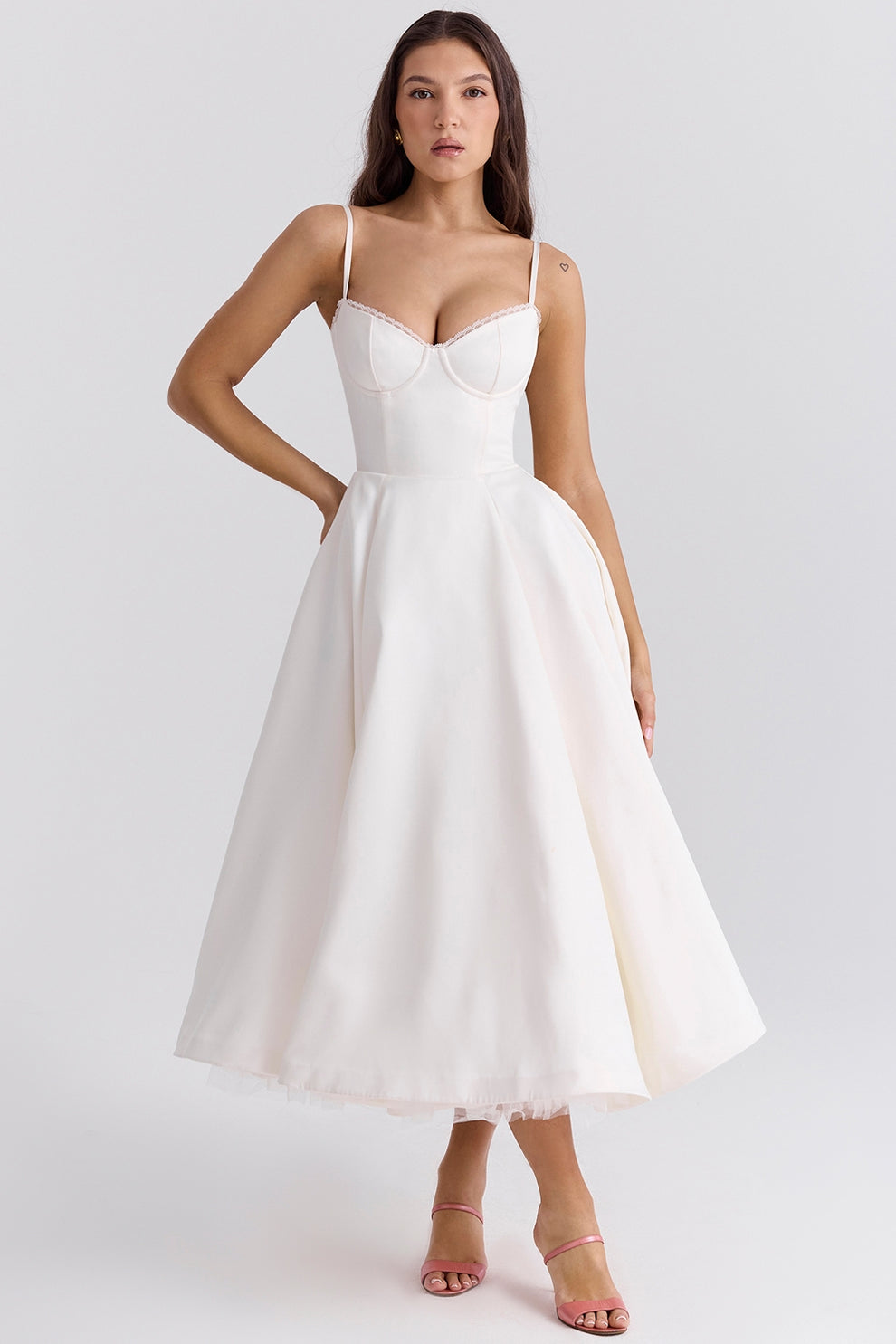 Arestina - Abito Midi In Tulle Alla Moda
