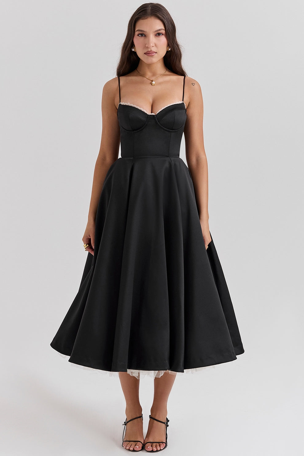 Arestina - Abito Midi In Tulle Alla Moda