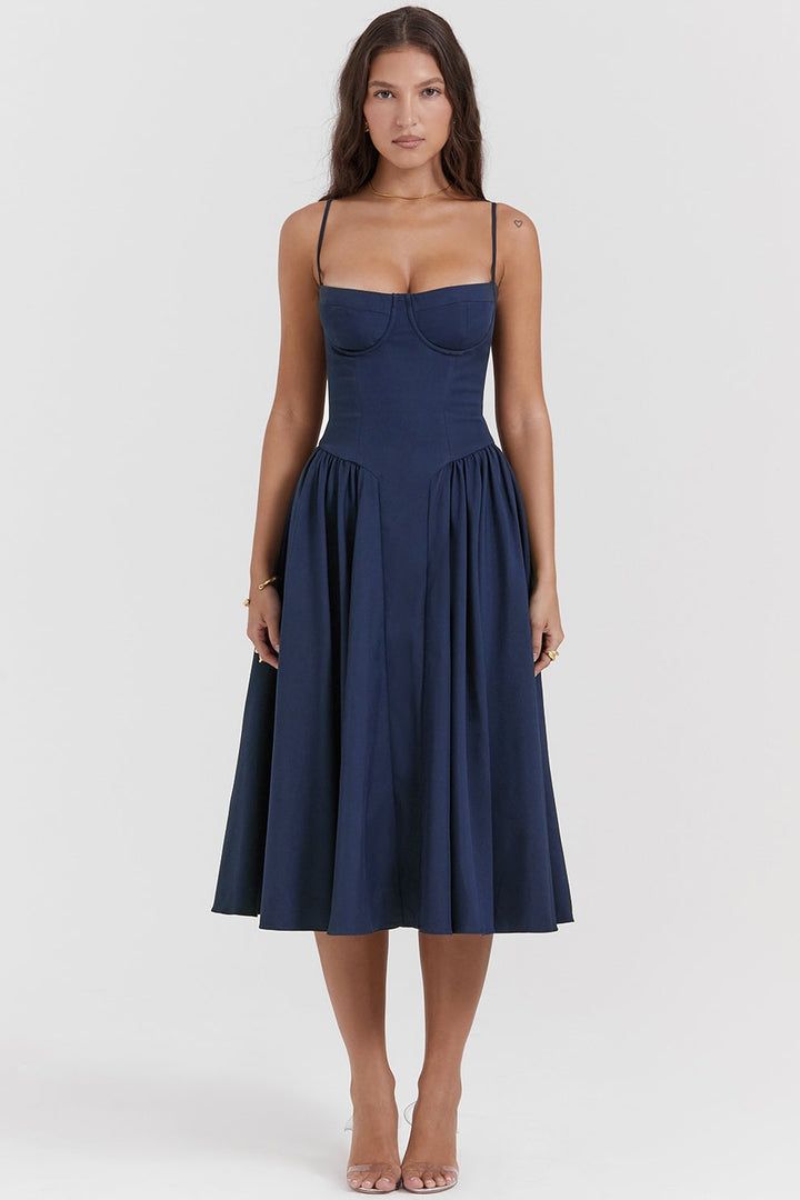 Maissa - Abito Midi Elegante Senza Maniche