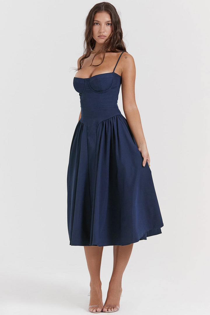 Maissa - Abito Midi Elegante Senza Maniche