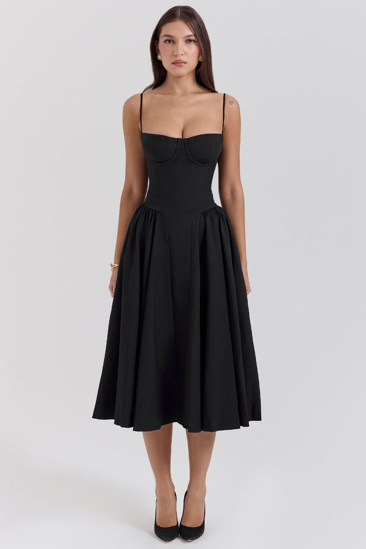 Maissa - Abito Midi Elegante Senza Maniche