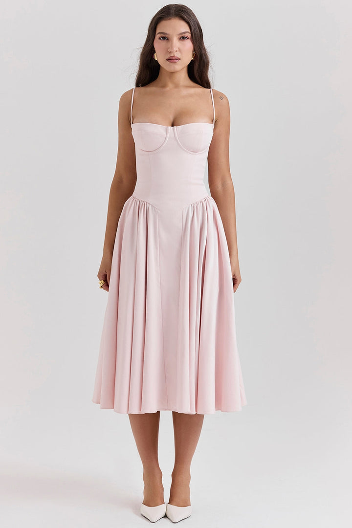 Maissa - Abito Midi Elegante Senza Maniche
